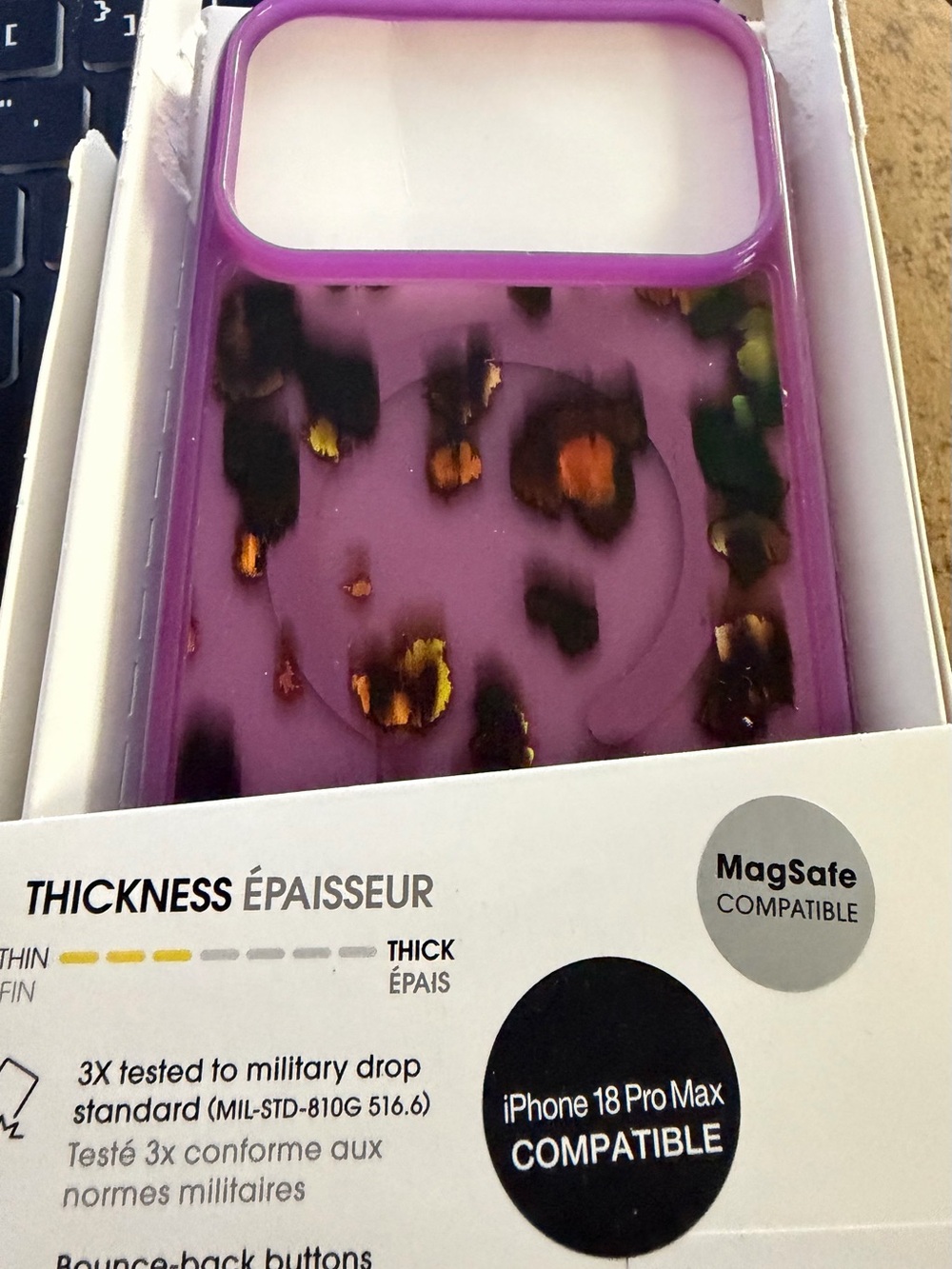 iPhone 17 Pro Max Purple MagSafe Compatible Phone Case